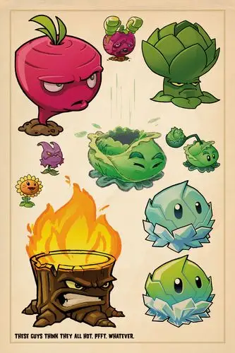 植物大战僵尸废稿原画集2