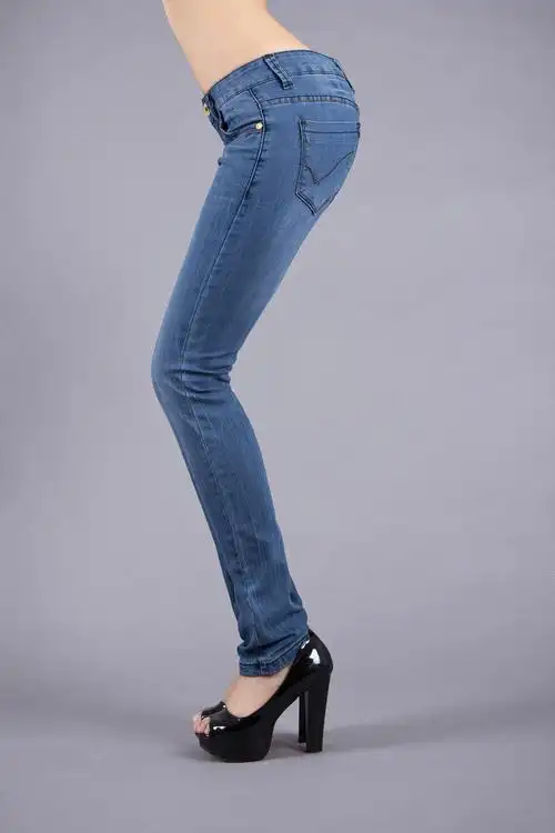 服装鞋帽箱包,钟表眼镜 女装 女式牛仔裤 2013ck潮流韩版女式修身显瘦