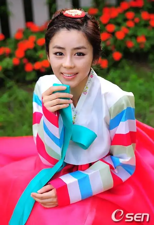 组图众韩星齐贺新年着华美韩服传递美好祝福