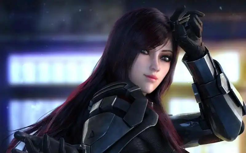 蔷薇 超神学院女神之一 黑甲女战士