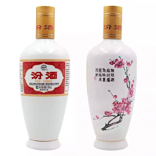 汾酒53度瓷瓶汾酒清香型白酒老酒收藏酒2019产500mlx12瓶整箱装