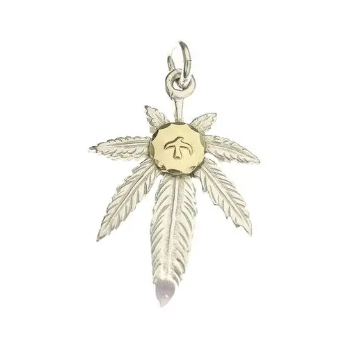 自营【古着】goros高桥吾郎 点金麻叶挂坠【hj08】