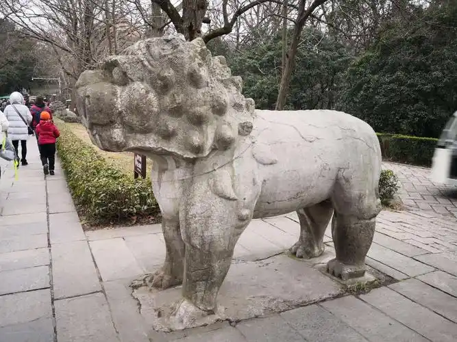 明孝陵石象路上的石雕(6)