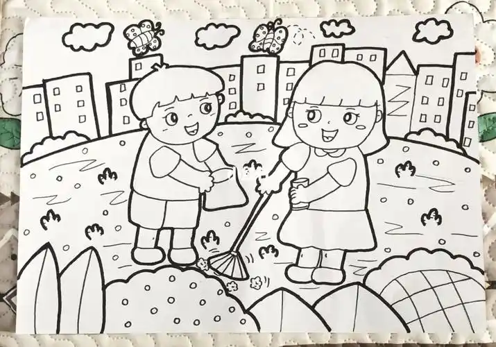 原创简笔画可临摹学前教育考编主题简笔画99幼师简笔画幼儿园教师