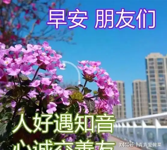 发朋友圈早上好早安句子早安问候图片微信祝福朋友早上好早安图片