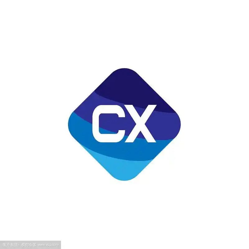 首字母cx标志模板设计