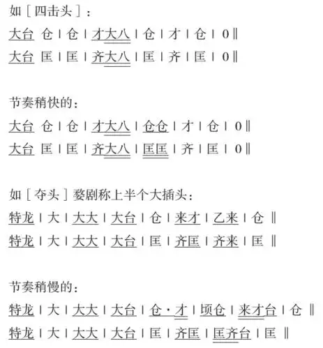 婺剧锣鼓第九章京剧婺剧两种不同的锣鼓风格