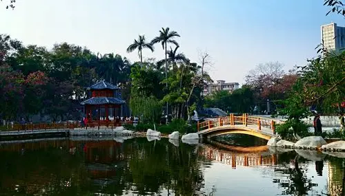 2015年初的中山公园景色