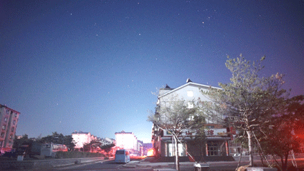 一起来看流星雨昨夜长春恍如白昼流星你许愿了没