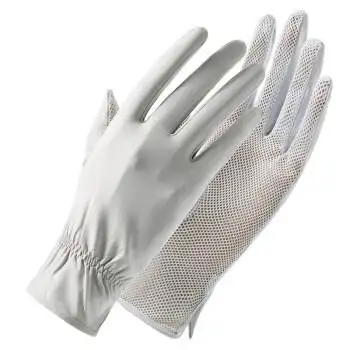 率宾归王夏季冰丝防晒手套女士遮阳紫外线户外骑行开车防滑触屏翻盖