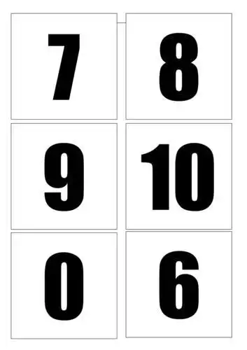 卡通数字1到10图片 卡通数字1到10图片简笔画