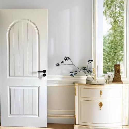 复合实木烤漆门房间卧室木门法式实木门多层实木家用卧室定制安装