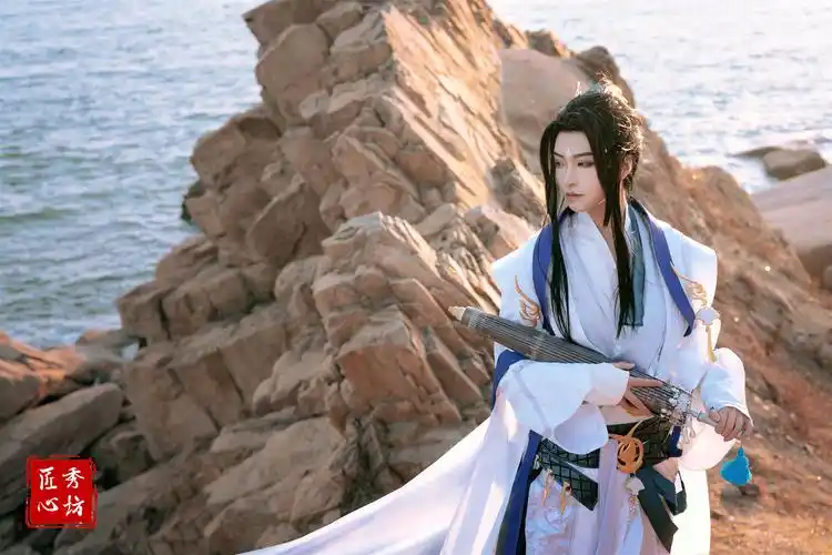 cos剑侠情缘剑三蓬莱莱成入门伞爹cosplay男装