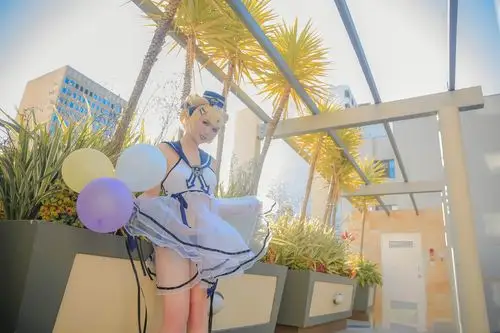 明日方舟古米泳装cosplay