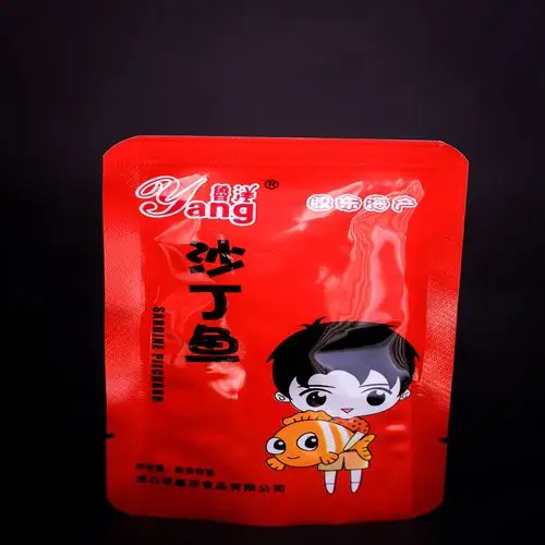 供应鱿鱼仔真空包装袋生产厂家 小鱼干真空彩印袋 免费设计图案