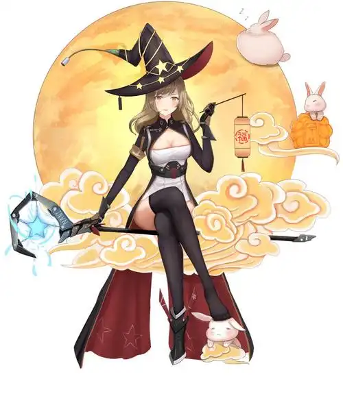 中秋赛博法师竖图