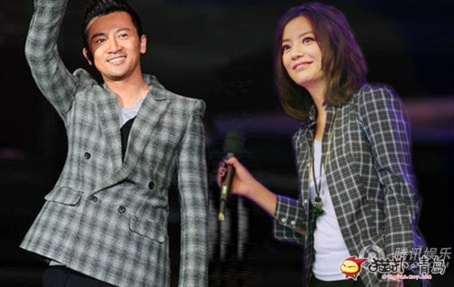 赵薇晒与苏有朋搞怪合影 小燕子五阿哥再聚首