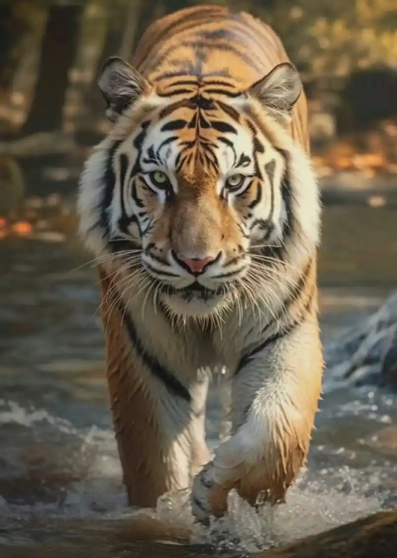 老虎91正气凶猛,眼神坚定有力量 多对视猛兽眼睛,接受老虎能量,能