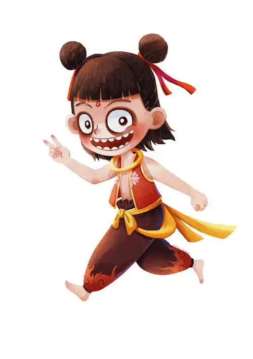 196 3 0 北京  |  插画师 魔童降世上映了我也画个小哪吒哈哈,好可爱