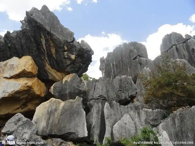 云南石林石头摄影图__自然风景_自然景观_摄影图库_昵图网nipic.com