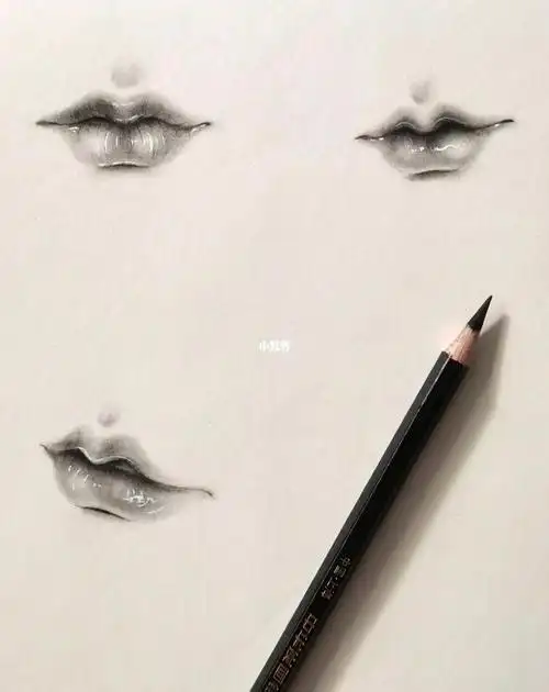 古风嘴唇练习_古风_古风头像_插画_古风插画_兴趣爱好_绘画