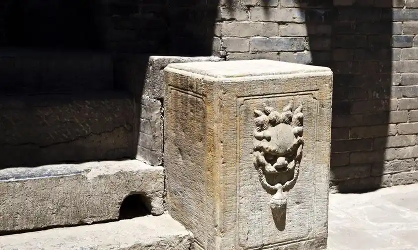 从王家大院看中国古建中大门文化的丰富内涵|门墩|王家大院|古建_新浪