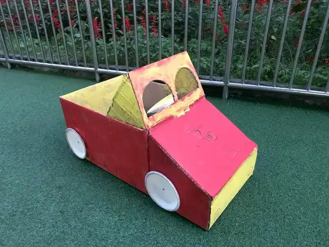 其它 望海幼儿园大三班创意纸箱秀 写美篇四星创意作品——陈宏宇,高