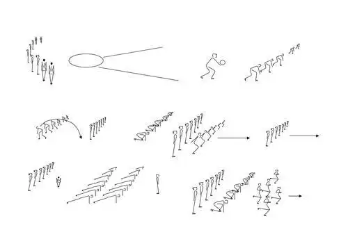 小学体育简笔画简笔画队列队形图超实用的体育教案简笔画小学体育简笔