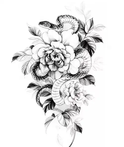 一些干净素雅的纹身图稿,女生纹身首选