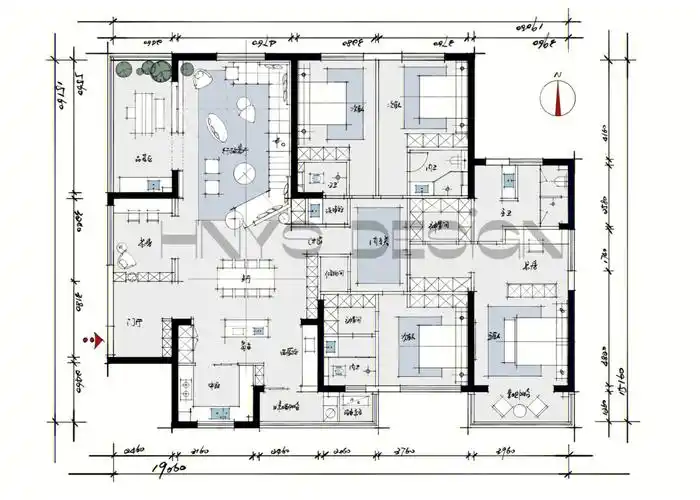 245平手绘平面方案分享