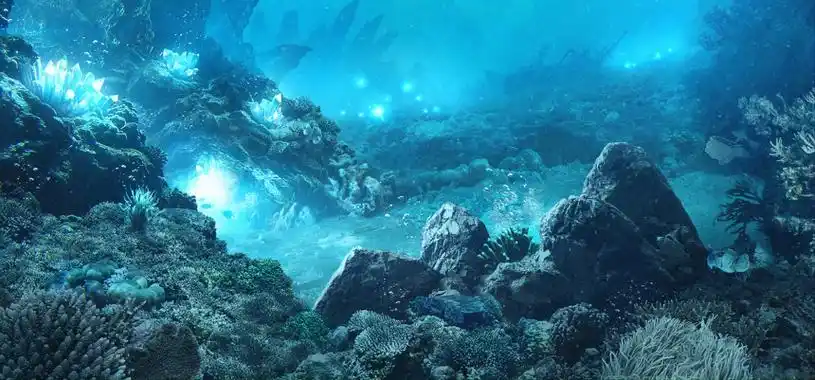 梦幻海底世界背景促销banner