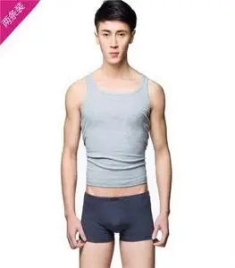 4条包邮猫人内衣正品新款男士纯色内裤平角裤h121136