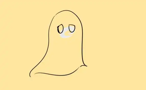 女鬼的简笔画