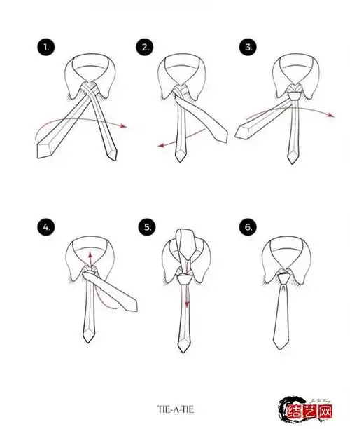 绅士常见的十种领带打法-测试栏目1-编法图解-中国结艺网