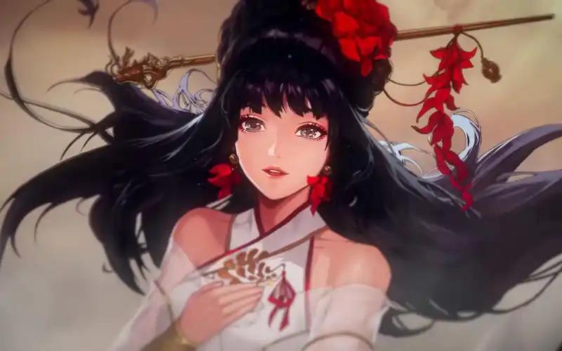 动态壁纸 - 女圣职者 - 神龙天女 - ai高清修复