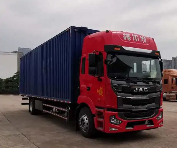 江淮牌翼开启厢式运输车