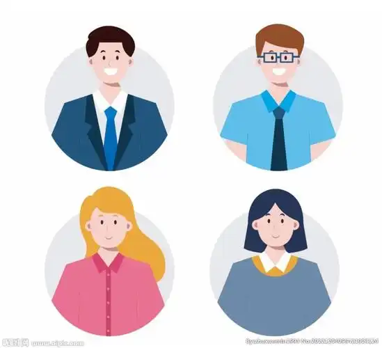 商务头像卡通人物设计图__广告设计_广告设计_设计图库_昵图网nipic.