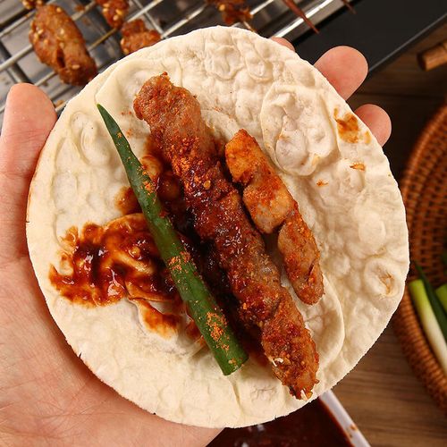 法思觅语烧烤小饼烧烤淄博名吃休闲娱乐烧烤卷饼 5包小饼(30张)每包6