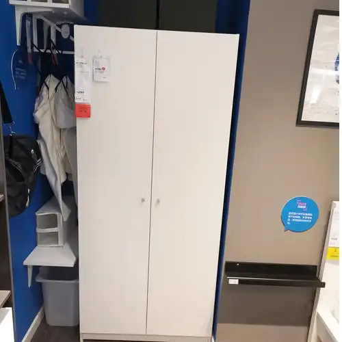 衣柜宜家克勒普斯塔双门简易小户户型单人儿童衣柜