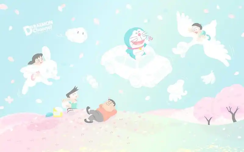 手机和电脑都有,哆啦a梦壁纸搬自微博