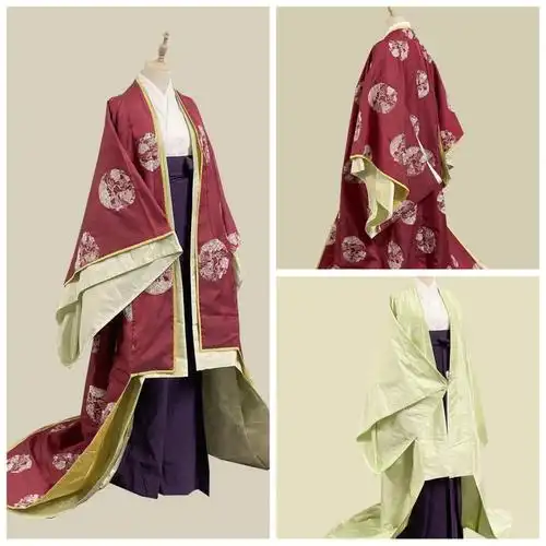 十二单衣和服红小袿套装搭配展示