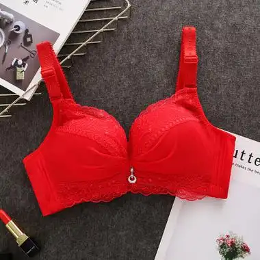 5cm超聚拢女士内衣蕾丝深v性感薄款文胸套装鼠年胸衣法国胸罩纹胸品牌