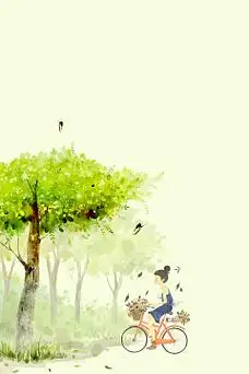 你好九月手绘海报