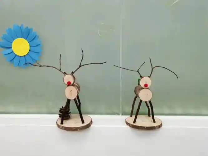 树枝diy手工环创