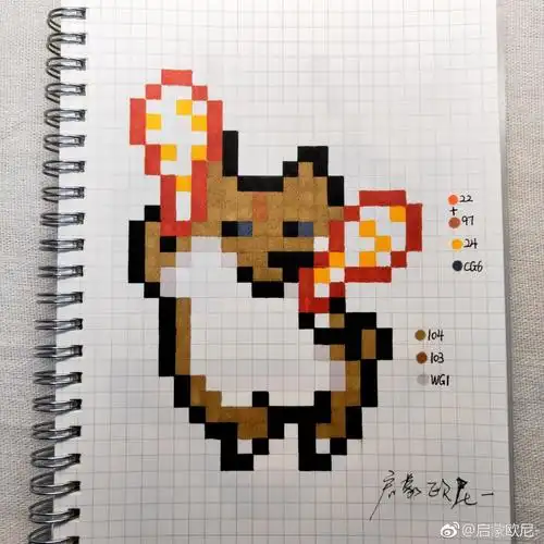 像素画(来源微博)-堆糖,美好生活研究所