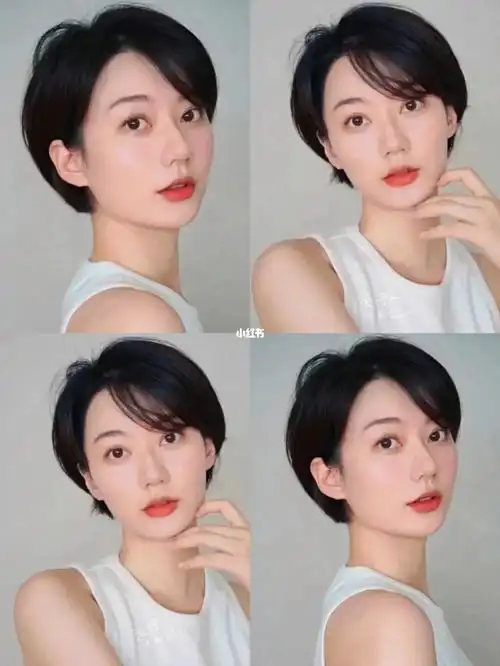 谁剪谁好看的女生短发系列挂耳短发60