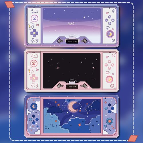 超大太空宇航猫咪鼠标垫女生电竞游戏键盘垫办公电脑防水桌垫锁边