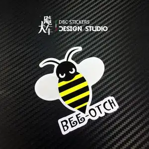 变形金刚 大黄蜂标志 汽车贴纸 车身贴 划痕反光贴花 19