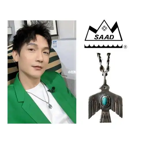 的小伙伴们,同款项链已经回来啦雷鸟这个元素取自#美国  印第安文化