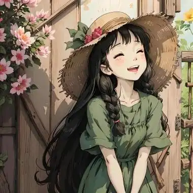 温暖微笑动漫女头像 阳光动漫微笑女孩意境唯美_动漫头像_美头网